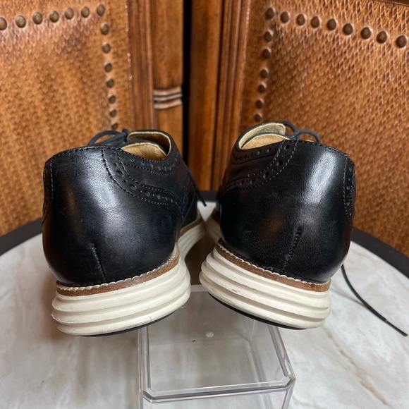 Cole Haan Black Wingtip Grand OS Size 9M - Picture 7 of 7